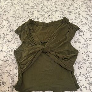 Olive Green Top